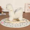 Gecheer Kids Rocking Horse Toy with Lullaby Sound, Soft Plush Alpaca Design, Safety Belt & Hand Puppets for Toddlers 1-3 Years, White, CPC Certified view 1