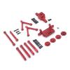 RC Cars Models Compatible with SG-2801 1/28 4WD RC Car Modification Replacement Parts Metal Adapter Tie Rod Motor Base Servo Base Set(Red) view 1