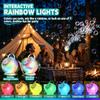 Rechargeable Bubble Machine with Remote Control, Auto 90 & 360 Rotation, 7-Color RGB Lights, 35000+ Massive Bubbles Per Minute, 75Min, for Kids Toddlers Birthday Parties Easter Outdoor Wedding view 3
