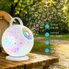 Rechargeable Bubble Machine with Remote Control, Auto 90 & 360 Rotation, 7-Color RGB Lights, 35000+ Massive Bubbles Per Minute, 75Min, for Kids Toddlers Birthday Parties Easter Outdoor Wedding view 4