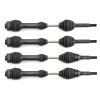 RC Cars Models Compatible with Traxxas for Slash for Rustler for Hoss for Stampede for VXL 4X4 1/10 Rc Car 4Pcs Rear Drive Shaft Steel Driveshaft CVD(Black) view 1