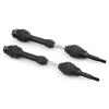 RC Cars Models Compatible with Traxxas for Slash for Rustler for Hoss for Stampede for VXL 4X4 1/10 Rc Car 4Pcs Rear Drive Shaft Steel Driveshaft CVD(Black) view 3