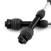 RC Cars Models Compatible with Traxxas for Slash for Rustler for Hoss for Stampede for VXL 4X4 1/10 Rc Car 4Pcs Rear Drive Shaft Steel Driveshaft CVD(Black) view 4