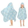 Sletend Cute Dalmatian Dog Hooded Beach Towel for Kids,Soft Absorbent Hooded Towels for Boys Girls, Wearable Bath Towel for Toddlers, Perfect for Pool Swim Travel 23" x 50" view 1