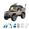 SkyPlayoRC 1/12 Scale Full Proportional RC Rock Crawler, KF90 2.4GHz 4WD Off Road Truck, Adjustable LED Light Climbing Vehicle Monster Truck RTR for Adults - Yellow/2 Batteries view 1