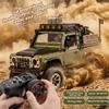 SkyPlayoRC 1/12 Scale Full Proportional RC Rock Crawler, KF90 2.4GHz 4WD Off Road Truck, Adjustable LED Light Climbing Vehicle Monster Truck RTR for Adults - Yellow/2 Batteries view 3