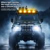 SkyPlayoRC 1/12 Scale Full Proportional RC Rock Crawler, KF90 2.4GHz 4WD Off Road Truck, Adjustable LED Light Climbing Vehicle Monster Truck RTR for Adults - Yellow/2 Batteries view 4