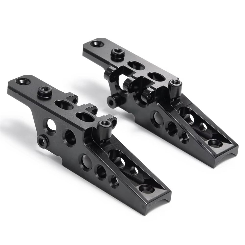 RC Cars Models Compatible with Axial for Wraith 90018 90048 1 Pair Front Rear Axle Shock Link Mount 1/10 RC Crawler Upgrade Parts(Black)