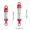 Rc Dampers Spare Parts for MN MN99sV2 MN98V2 for MN78 for MN168 60mm Metal Oil-Immersed Shock Absorber and Bracket RC Car Modification Accessories(Silver) view 2