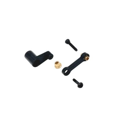 RC Cars Models Compatible with WLtoys for LOSI MicroB 244016 1/24 Remote Control Car Upgrade Parts Metal Steering Arm Steering Rod(Black)