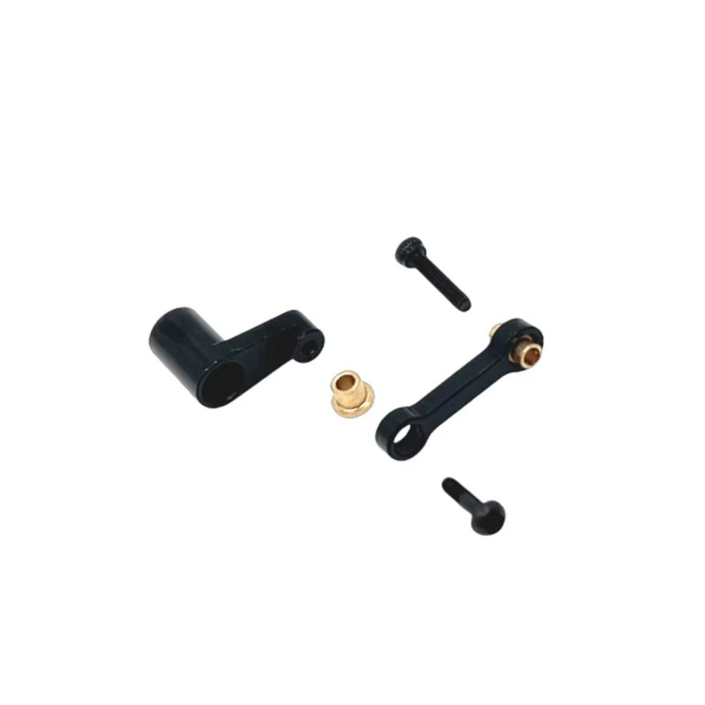 RC Cars Models Compatible with WLtoys for LOSI MicroB 244016 1/24 Remote Control Car Upgrade Parts Metal Steering Arm Steering Rod(Black)
