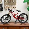 Generisch Finger Bicycle Model, 1:10 Mountain Bike Model Toy, Miniature Fingers Bike, Mini Bend Bicycle Ornaments (Red-29) view 4