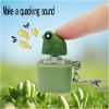 Croaky Buddy Keychain, 2026 Upgrade Frog Keychain with Sound, Frog Noise Maker, Frogs Croaking Fidget Toy, Fidget Keyboard Toys, Desk Decor & Gift, for Office, Home, Travel (Duck, USB Rechargeable) view 3