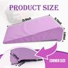 Wibeelee Hair Washing Station for Kids Waterproof Shampoo Foam Mat with Ergonomic Design Non Slip Bath Pillow Sink Soft Neck Support for Easy Hair Wash(Purple) view 2