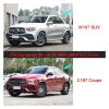 Compatible for Benz GLE Class C167 350 450 GLE53 Coupe AMG Sport SUV 2020-2022 FRP Car Front Bumper Lip Spoiler Carbon Fiber(FRP Unpainted) view 3