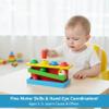 CAKEEYUM Wooden Montessori Hammer Toy for Toddlers 1-3 Pounding Bench with Colourful Balls for Hand-Eye Coordination & Fine Motor Skills view 4