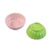 lstyty Montessori Melamine Bowls, Unbreakable Kids Bowls Colorful Round Ribbed Bowls Practical Life & Sensory Activities (3PCS) view 3