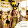 CAKEEYUM Soft Adorable Bee Antenna Headband Bug Antenna Headband for Kids Costume Halloween & Themed Parties - Black view 4