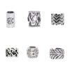 MEYZJRC 180 Pieces Dreadlocks Beads Filigree Tube Dread Locks Rings Pins Decoration Hair view 2