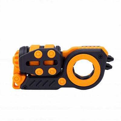 Bewinner 3 in 1 Magnetic Fidget Slider | Mechanical Ratchet Push Pull Pocket Toy for Commuting Office Stress Relief, 3D Printed PLA with Lanyard, Black Red (Black Yellow)