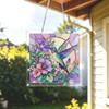 AOSERI Acrylic Puzzle Suncatcher, Hummingbird Jigsaw Puzzle Sun Catcher view 2