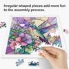 AOSERI Acrylic Puzzle Suncatcher, Hummingbird Jigsaw Puzzle Sun Catcher view 3
