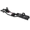 1/10 RC Car 313mm Wheelbase CNC Metal Frame, Aluminum Alloy Chassis with Front Gearbox Design, Universal Fit for SCX10 90046, No - Cut Shell Compatible RC Accessory (Black) view 3