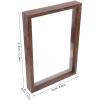 NULYLU Baby Handprint Footprint Frame Kit with Four Slots and Acrylic view 2