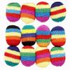 6/12/24-Piece Knitted Ball Set, Durable Hand-Knitted Bean Bags, Outdoor Game Bean Bags Suitable for Family Outdoor Activities, Stress Relief Fidget ballsParty Gifts (12) view 1