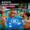 NORIRUN Floating Mahjong Table with Bag, Waterproof Mahjong Table for Mahjong, Poker, Dominoes, Tarot, Cards, Beach, Camping, Hot Tub, Lake, Party, Indoors view 4