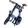 Model Bike Foldable Bike Toy for 1/6 Scale Dolls Enhances Display and Creativity Scale Model Folding Cycle view 1
