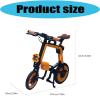 Model Bike Foldable Bike Toy for 1/6 Scale Dolls Enhances Display and Creativity Scale Model Folding Cycle view 3