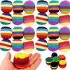 6/12/24-Piece Knitted Ball Set, Durable Hand-Knitted Bean Bags, Outdoor Game Bean Bags Suitable for Family Outdoor Activities, Stress Relief Fidget ballsParty Gifts (24) view 1