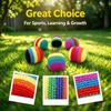 6/12/24-Piece Knitted Ball Set, Durable Hand-Knitted Bean Bags, Outdoor Game Bean Bags Suitable for Family Outdoor Activities, Stress Relief Fidget ballsParty Gifts (24) view 2