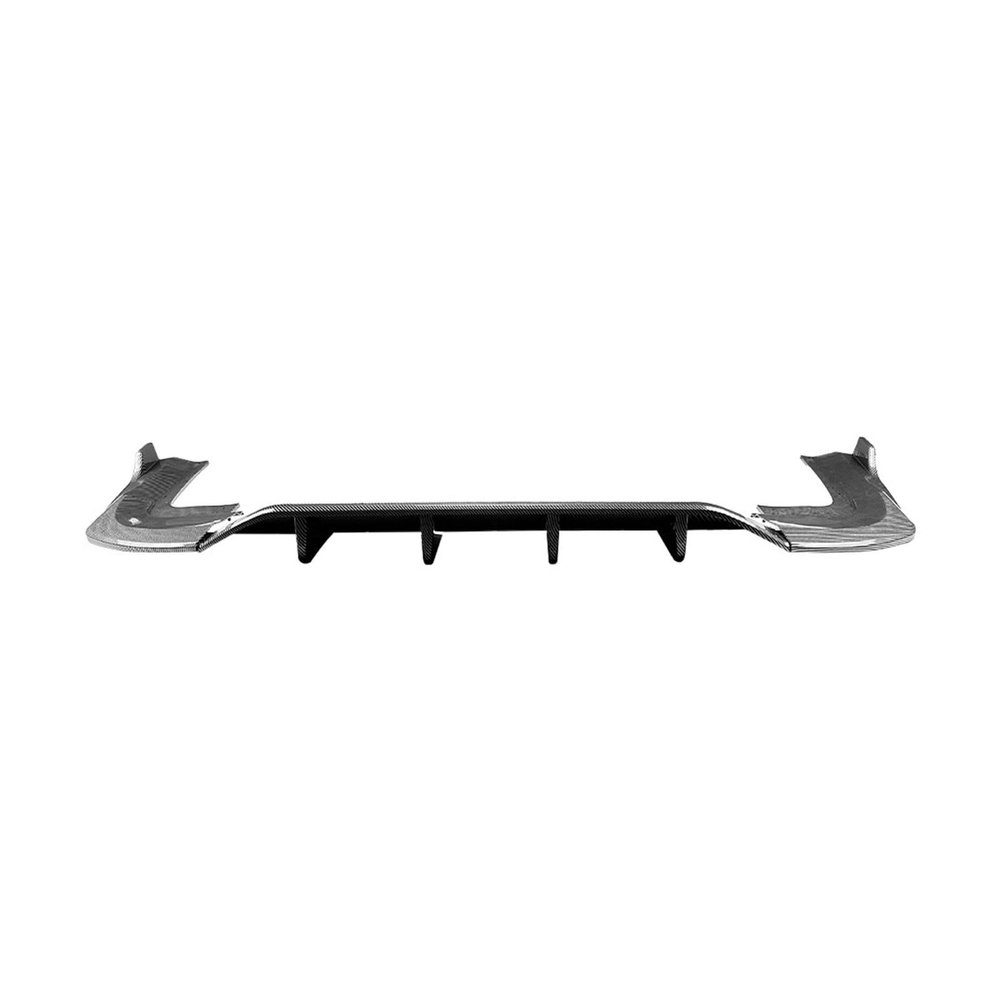 Rear Bumper Lip Diffuser Spoiler For Volkswagen Tiguan MK3 R-line 2024-2025 Protector(Carbon Fiber look)