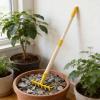 Childrens Garden Tools Set of 4 Steel Pieces for Safe Digging and Smoothing in Sand or Soil Preschool Garden Tools view 4