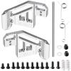for Rear Axle Suspension Bracket Mount Tamiya 57409 58347 Lunch Box 1/12 RC Monster Truck Upgrade Accessories Parts(Add 13mm Silver) view 1