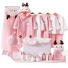 Newborn Clothing & Accessory Set,26 Piece Crib Set,For New Born to 6 Months,Boy Outfits,Baby Girl Gifts Clothes Essentials Must Havesfor Warm Pink view 1