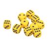 Rcniso Dice Cubes, 6 Sided Impact Dice, 30 Pieces, Lightweight and Portable Plastic for Board Games (Yellow) view 4