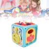 Omquot Baby Activity Cube, Multifunctional Early Learning Development Toy, Plastic Toy for Toddlers, Parents and Children view 2