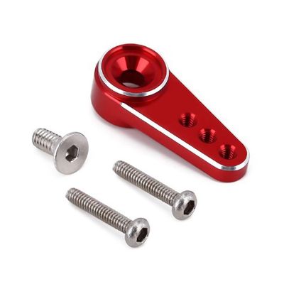 Components for AX24 for SCX24 15T CNC Steering Servo Arm Horn RC Crawler EMAX ES08MAII Upgrades Parts Accessories(Red)