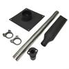 Generator for exhaust Extension Silencer Kit with Insulated Through-Wall Mounting Plate, Flexible Hose Muffler Adapter for Firman T07571 EU7000is EU6500is, Stainless Steel Noise Reduction view 2
