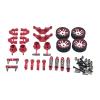 Rc Car Steering Cup for Wltoys 284131 K979 K989 1/28 Metal Upgrade Shock Absorber Replace DIY Set Remote Control Car Accessories(Red) view 1