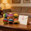 12PCS Handmade Knitted Footbags Set, Colorful Footbag-Weaving Pattern view 4