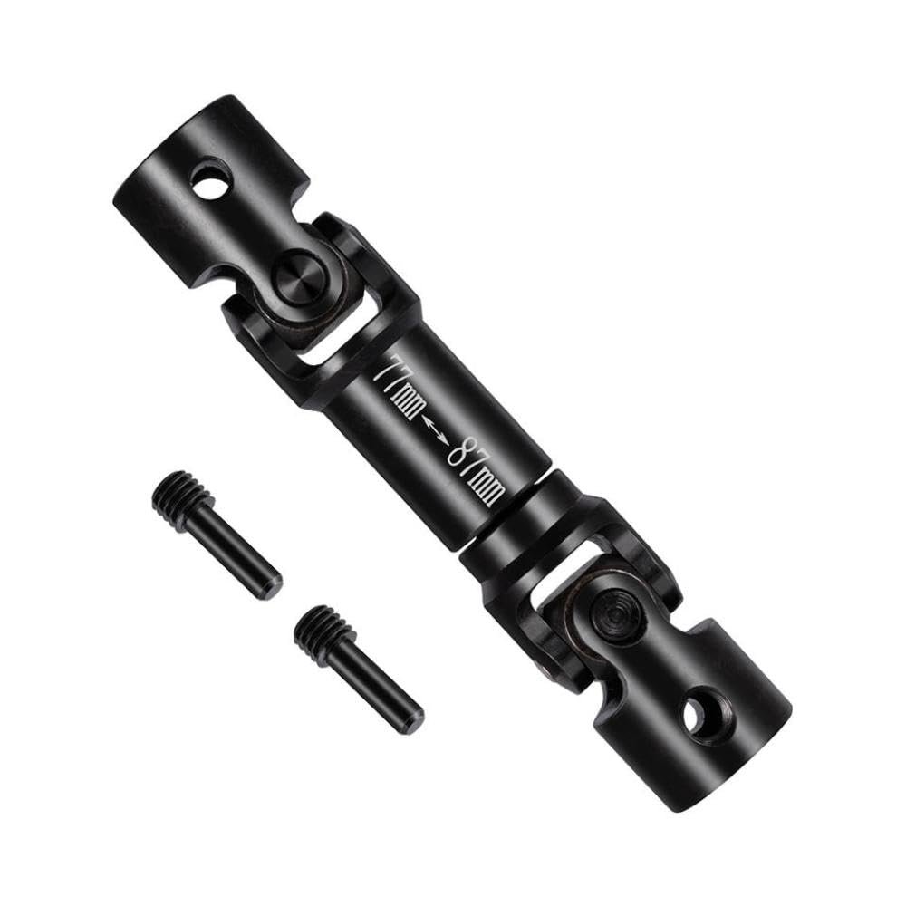 COMODO RC Crawler Transmission Drive Shaft Joint 1/6 Scale Steel Compatible with SCX6 AXI05000 AXI05001 Trail Honcho(77-87mm)