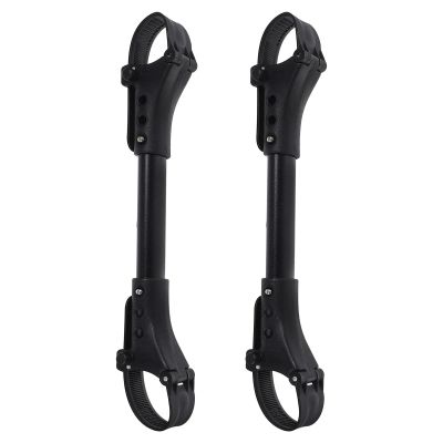 2pcs Universal Baby Stroller Connector Heavy Duty Aluminum Outdoor Double Pram Adapter Twin Carriage Connection Kit for Two