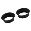 2pcs Scope Eyepiece Eyecup Rubber Cover Reduce Eye Fatigue for Microscope Monocular Binocular Eyepiece, Perfect Eye Guard Cup for Bird Watching and view 1