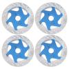 4PCS Universal Aluminum Alloy RC Car Brake Disc with Metal Hex Adapter, 1/10 Scale CNC - Machined Lightweight Brake Disc for Remote Control Sports SUV Climbing Cars (Dark Blue) view 1