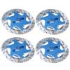 4PCS Universal Aluminum Alloy RC Car Brake Disc with Metal Hex Adapter, 1/10 Scale CNC - Machined Lightweight Brake Disc for Remote Control Sports SUV Climbing Cars (Dark Blue) view 3