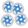 4PCS Universal Aluminum Alloy RC Car Brake Disc with Metal Hex Adapter, 1/10 Scale CNC - Machined Lightweight Brake Disc for Remote Control Sports SUV Climbing Cars (Dark Blue) view 4